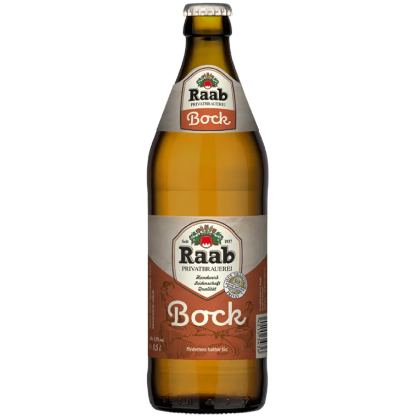 [ART0004235] Raab Bockbier Flasche 0,5l (Mehrweg)